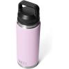 YETI Rambler 26 oz Bottle, Vacuum Insulated, Leakproof, Stainless Steel with Chug Cap(Cherry Blossom – Textured)