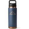 YETI Rambler 26 oz Bottle, Vacuum Insulated, Leakproof, Stainless Steel with Chug Cap(Folds of Honor – Navy)