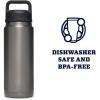 YETI Rambler 26 oz Bottle, Vacuum Insulated, Leakproof, Stainless Steel with Chug Cap(Graphite)