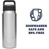 YETI Rambler 26 oz Bottle, Vacuum Insulated, Leakproof, Stainless Steel with Chug Cap(Stainless)