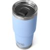 YETI Rambler 30 oz Stainless Steel Vacuum Insulated Tumbler w/MagSlider Lid, Seafoam(Big Sky Blue)