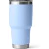 YETI Rambler 30 oz Stainless Steel Vacuum Insulated Tumbler w/MagSlider Lid, Seafoam(Big Sky Blue)