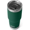 YETI Rambler 30 oz Stainless Steel Vacuum Insulated Tumbler w/MagSlider Lid, Seafoam(Black Forest Green)