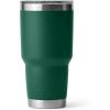 YETI Rambler 30 oz Stainless Steel Vacuum Insulated Tumbler w/MagSlider Lid, Seafoam(Black Forest Green)