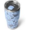 YETI Rambler 30 oz Stainless Steel Vacuum Insulated Tumbler w/MagSlider Lid, Seafoam(Blue Camo)
