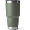 YETI Rambler 30 oz Stainless Steel Vacuum Insulated Tumbler w/MagSlider Lid, Seafoam(Camp Green)