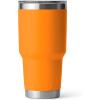 YETI Rambler 30 oz Stainless Steel Vacuum Insulated Tumbler w/MagSlider Lid, Seafoam(King Crab)