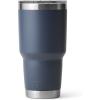 YETI Rambler 30 oz Stainless Steel Vacuum Insulated Tumbler w/MagSlider Lid, Seafoam(Navy)