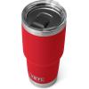 YETI Rambler 30 oz Stainless Steel Vacuum Insulated Tumbler w/MagSlider Lid, Seafoam(Rescue Red)