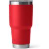 YETI Rambler 30 oz Stainless Steel Vacuum Insulated Tumbler w/MagSlider Lid, Seafoam(Rescue Red)