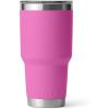 YETI Rambler 30 oz Stainless Steel Vacuum Insulated Tumbler w/MagSlider Lid, Seafoam(Wildflower Fuchsia)