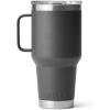 YETI Rambler 30 oz Travel Mug, Stainless Steel, Vacuum Insulated with Stronghold Lid(Charcoal)