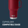 YETI Rambler 30 oz Travel Mug, Stainless Steel, Vacuum Insulated with Stronghold Lid(Harvest Red)