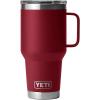 YETI Rambler 30 oz Travel Mug, Stainless Steel, Vacuum Insulated with Stronghold Lid(Harvest Red)