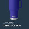 YETI Rambler 30 oz Travel Mug, Stainless Steel, Vacuum Insulated with Stronghold Lid(Offshore Blue)