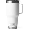 YETI Rambler 30 oz Travel Mug, Stainless Steel, Vacuum Insulated with Stronghold Lid(White)