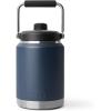 YETI Rambler Half Gallon Jug 2.0, Vacuum Insulated, Leakproof, Stainless Steel with MagCap, Black(Navy)