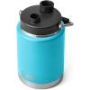 YETI Rambler Half Gallon Jug, Vacuum Insulated, Leakproof, Stainless Steel with MagCap(Reef Blue)