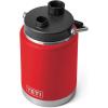 YETI Rambler Half Gallon Jug, Vacuum Insulated, Leakproof, Stainless Steel with MagCap(Rescue Red)
