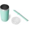YETI Rambler Jr. 10 Oz Tumbler with Silicone Straw Lid(Seafoam)