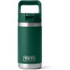 YETI Rambler Jr. 12 oz Kids Bottle, with Straw Cap(Black Forest Green)
