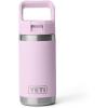 YETI Rambler Jr. 12 oz Kids Bottle, with Straw Cap(Cherry Blossom – Textured)