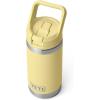 YETI Rambler Jr. 12 oz Kids Bottle, with Straw Cap(Daybreak Yellow)
