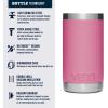 YETI Rambler Jr. 12 oz Kids Bottle, with Straw Cap(Harbor Pink)