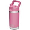YETI Rambler Jr. 12 oz Kids Bottle, with Straw Cap(Harbor Pink)