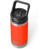 YETI Rambler Jr. 12 oz Kids Bottle, with Straw Cap(Solar Flare)