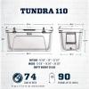 YETI Tundra 110 Hard Cooler(White)