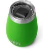 YETI Rambler 10 oz Wine Tumbler, Vacuum Insulated, Stainless Steel with MagSlider Lid, Navy(Canopy Green)