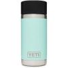 YETI Rambler 12 oz Bottle, Stainless Steel, Vacuum Insulated, with Hot Shot Cap(Seafoam)