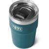 YETI Rambler 16 oz Stackable Tumbler, Vacuum Insulated, Stainless Steel with MagSlider Lid(Agave Teal)