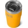 YETI Rambler 16 oz Stackable Tumbler, Vacuum Insulated, Stainless Steel with MagSlider Lid(Beekeeper)
