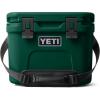 YETI Roadie 15 Hard Cooler with DoubleDuty Shoulder Strap(Black Forest Green)