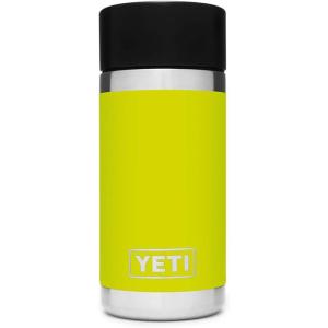 YETI Rambler 12 oz Bottle, Stainless Steel, Vacuum Insulated, with Hot Shot Cap(Chartreuse)