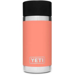 YETI Rambler 12 oz Bottle, Stainless Steel, Vacuum Insulated, with Hot Shot Cap(Coral)