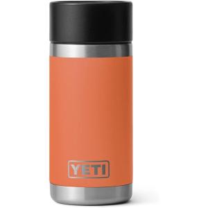 YETI Rambler 12 oz Bottle, Stainless Steel, Vacuum Insulated, with Hot Shot Cap(High Desert Clay)