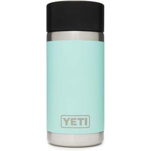 YETI Rambler 12 oz Bottle, Stainless Steel, Vacuum Insulated, with Hot Shot Cap(Seafoam)