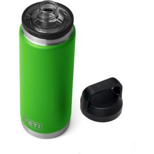 YETI Rambler 26 oz Bottle, Vacuum Insulated, Leakproof, Stainless Steel with Chug Cap(Canopy Green)