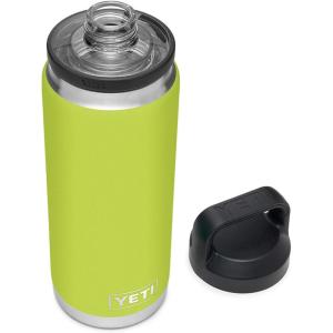 YETI Rambler 26 oz Bottle, Vacuum Insulated, Leakproof, Stainless Steel with Chug Cap(Chartreuse)