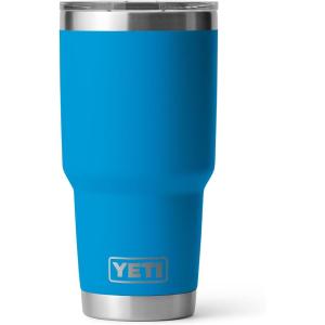 YETI Rambler 30 oz Stainless Steel Vacuum Insulated Tumbler w/MagSlider Lid, Seafoam(Big Wave Blue)