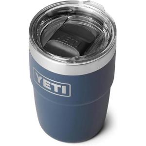 YETI Rambler 8 oz Stackable Cup, Stainless Steel, Vacuum Insulated Espresso Cup with MagSlider Lid(Navy)