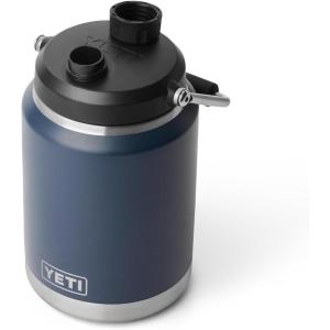 YETI Rambler Half Gallon Jug 2.0, Vacuum Insulated, Leakproof, Stainless Steel with MagCap, Black(Navy)