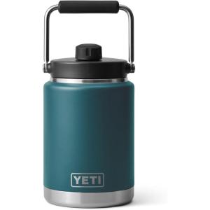 YETI Rambler Half Gallon Jug, Vacuum Insulated, Leakproof, Stainless Steel with MagCap(Agave Teal)
