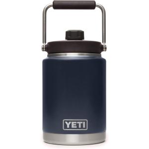 YETI Rambler Half Gallon Jug, Vacuum Insulated, Leakproof, Stainless Steel with MagCap(Navy)