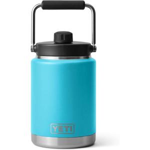 YETI Rambler Half Gallon Jug, Vacuum Insulated, Leakproof, Stainless Steel with MagCap(Reef Blue)