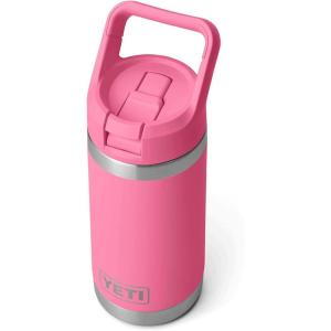 YETI Rambler Jr. 12 oz Kids Bottle, with Straw Cap(Harbor Pink)