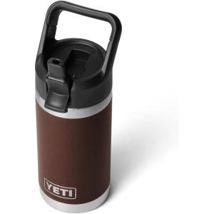 YETI Rambler Jr. 12 oz Kids Bottle, with Straw Cap(Wetlands Brown)